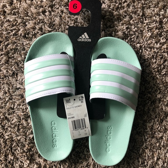 adidas cloudfoam mint green